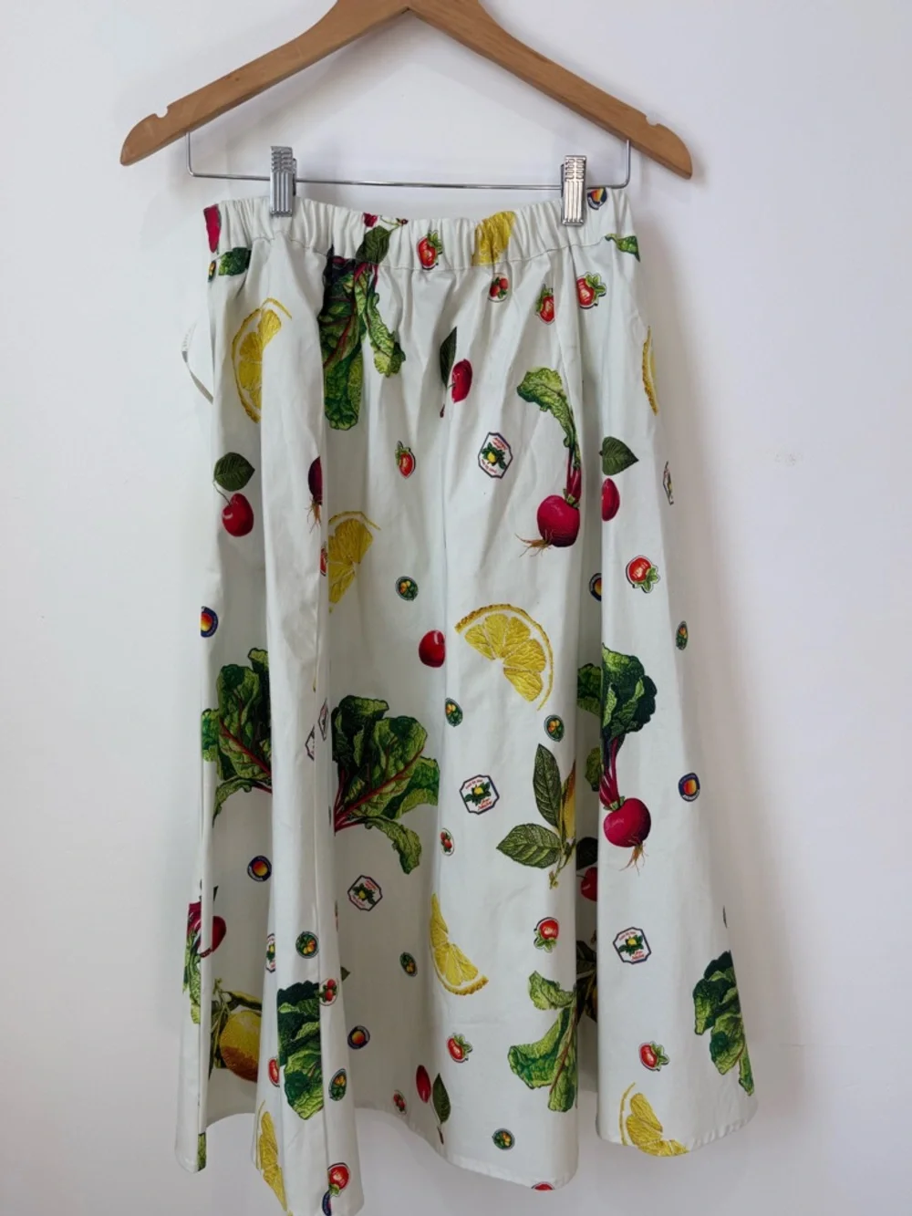 NWT The Jacie Poplin Printed Midi Skirt by Maeve - Anthropologie size Small - Picture 5 of 7